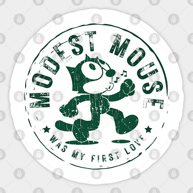 modest mouse was my first love Sticker by reraohcrot